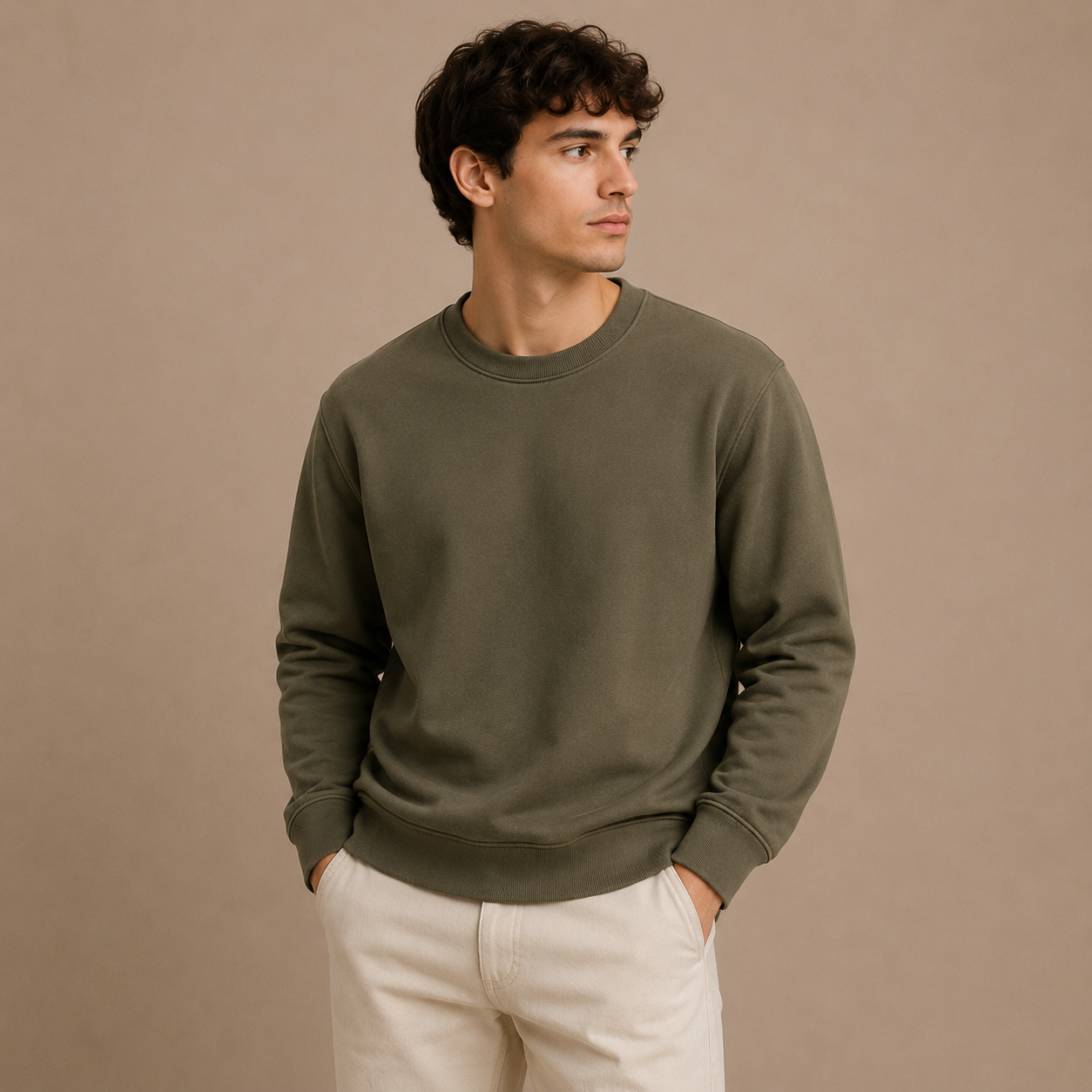 olive-classic-sweatshirt