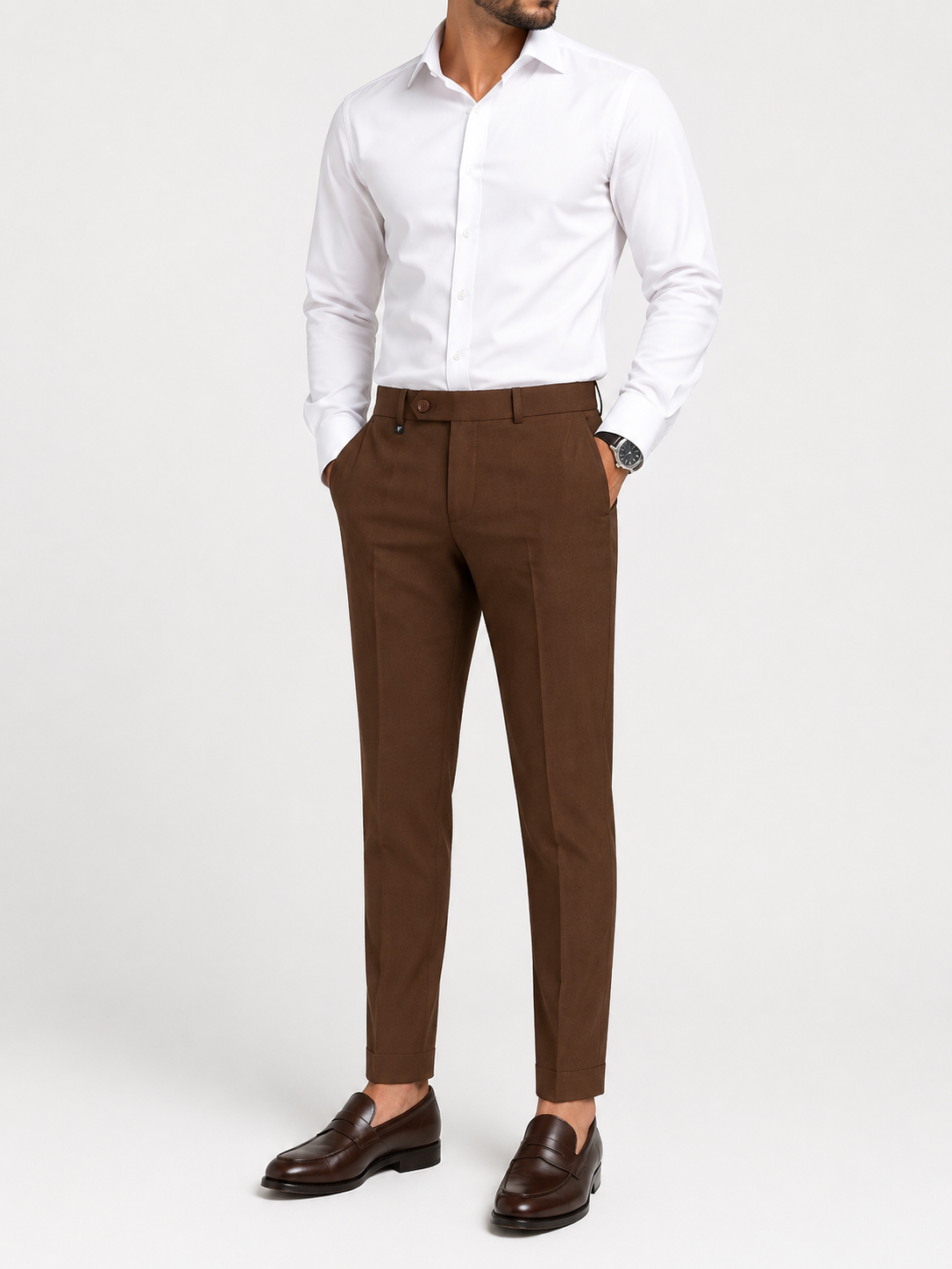 Men’s Premium Brown Armani Formal