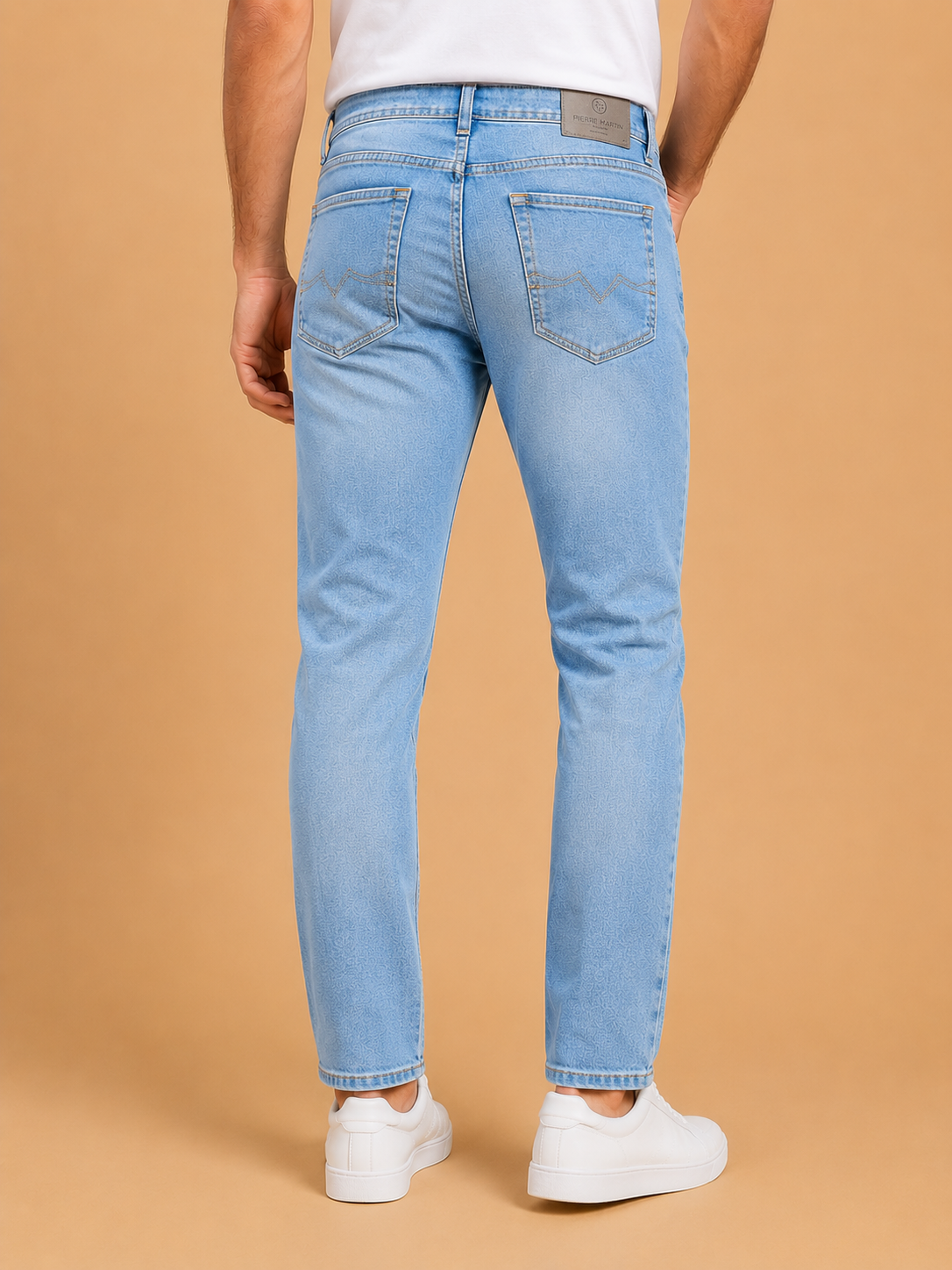 Light Blue Slim Fit Denim Jeans