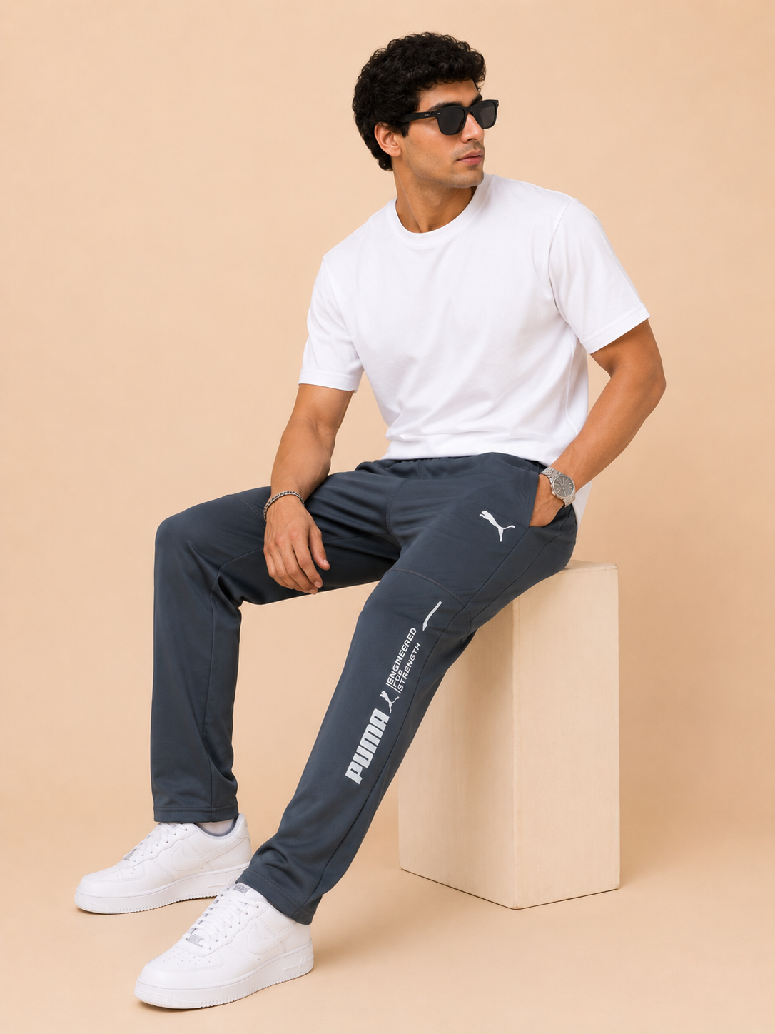 Men’s Dark Grey Sports Track Pant
