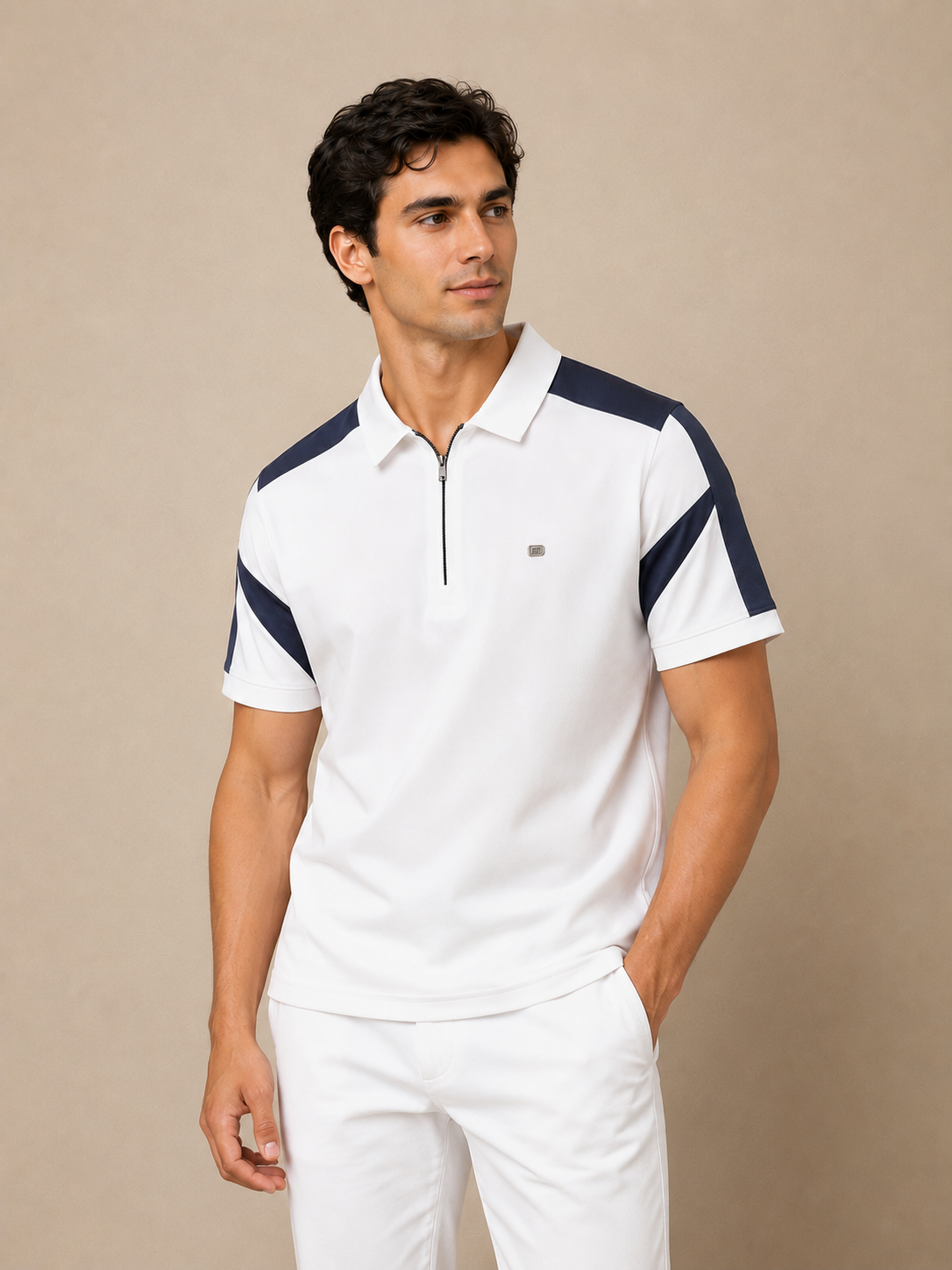 mens-premium-contrast-zip-polo-t-shirt