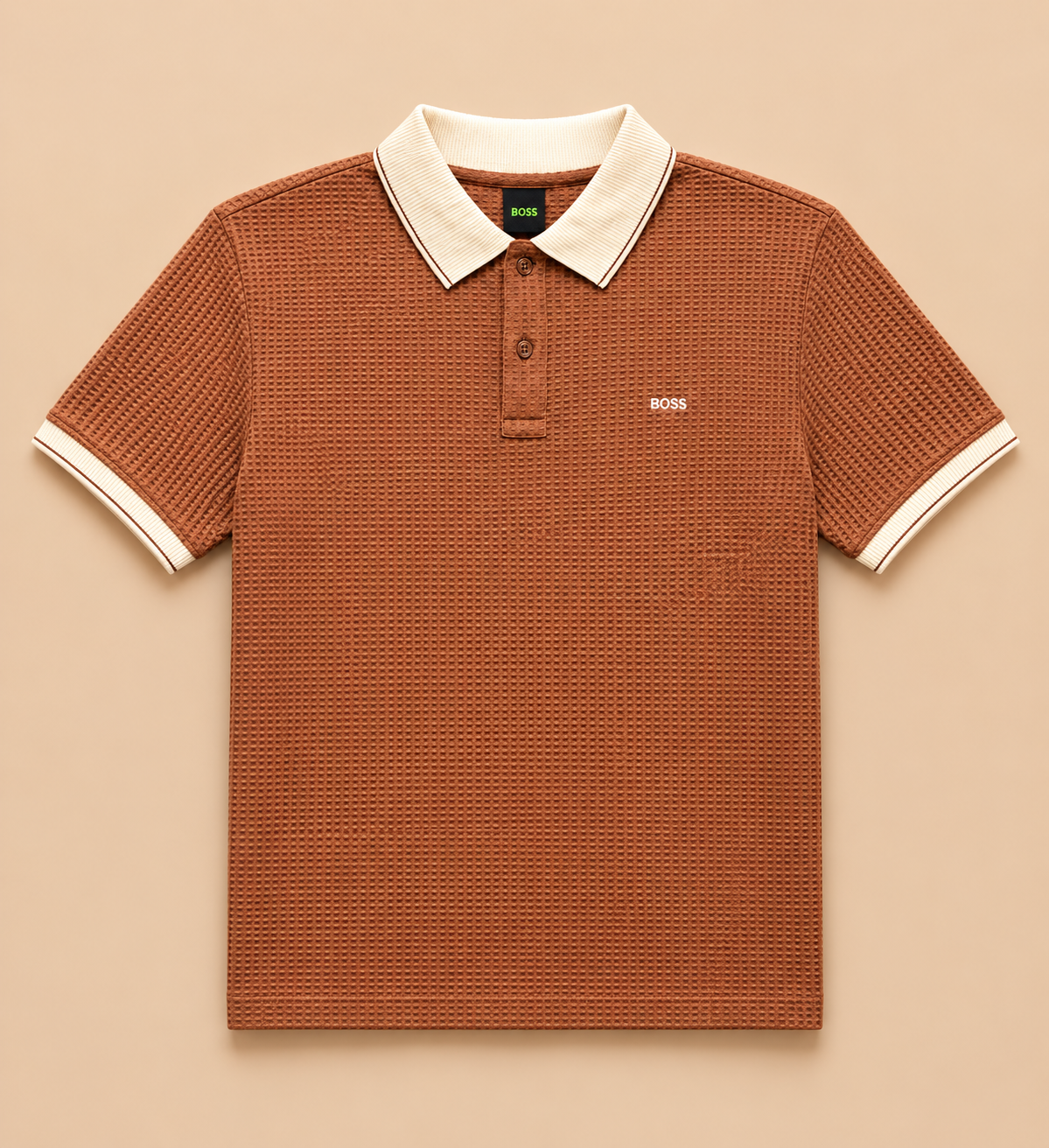 mens-textured-polo-t-shirt-coffee-brown