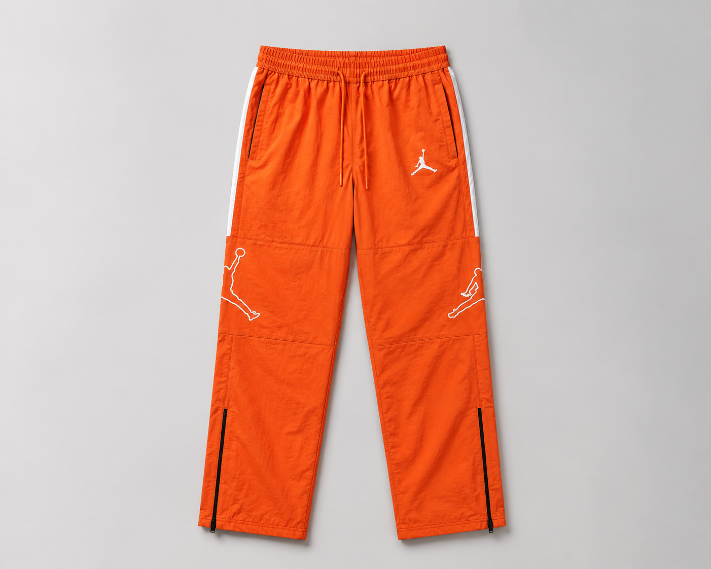 Men’s Orange Parachute Track Pant