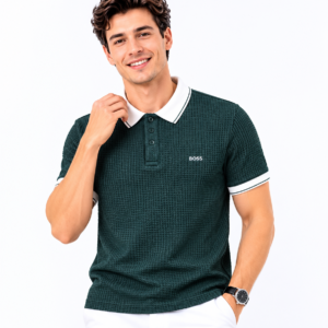 mens-premium-textured-polo-t-shirt-dark-green