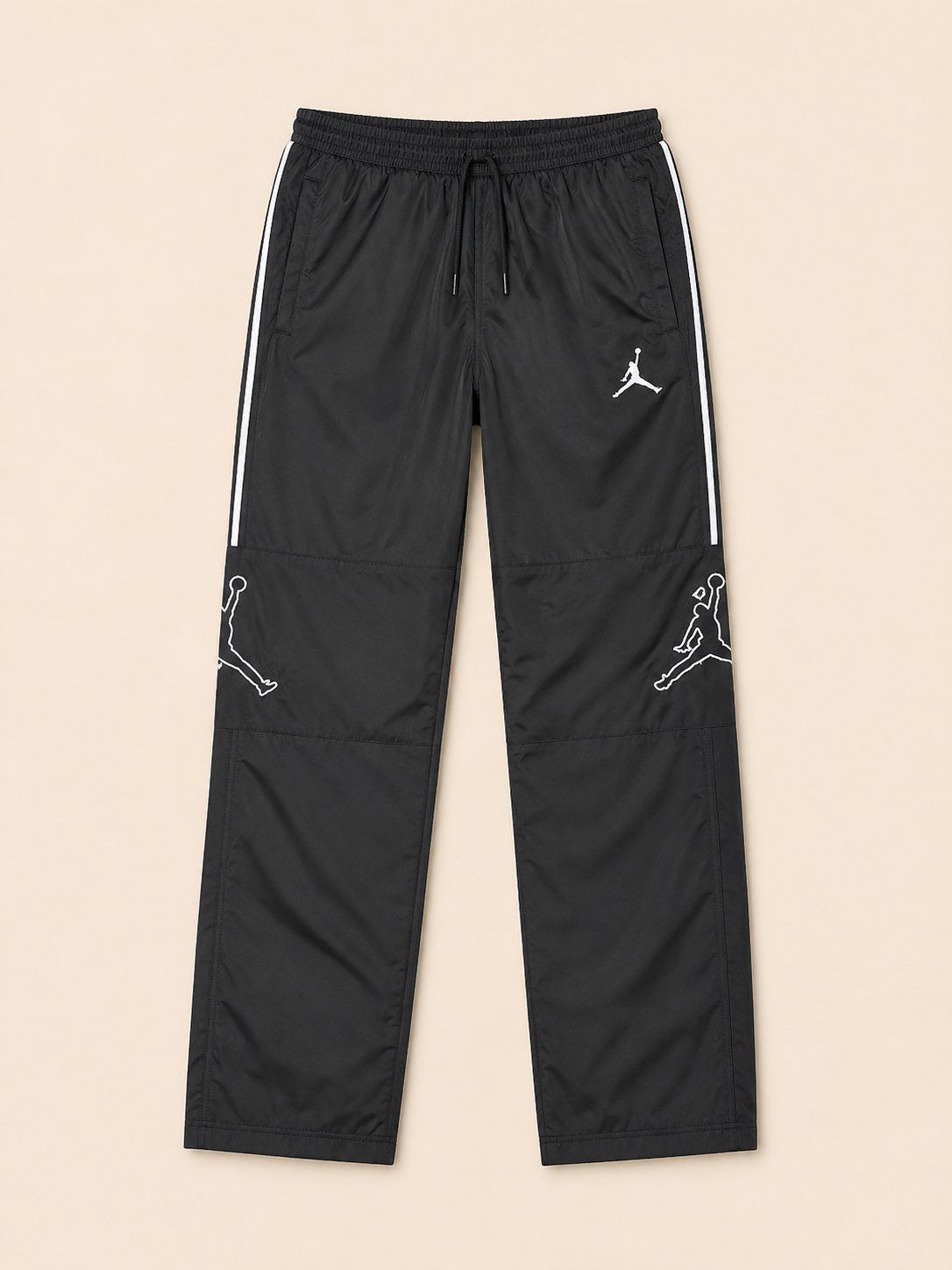 Men’s Black Parachute Track Pant