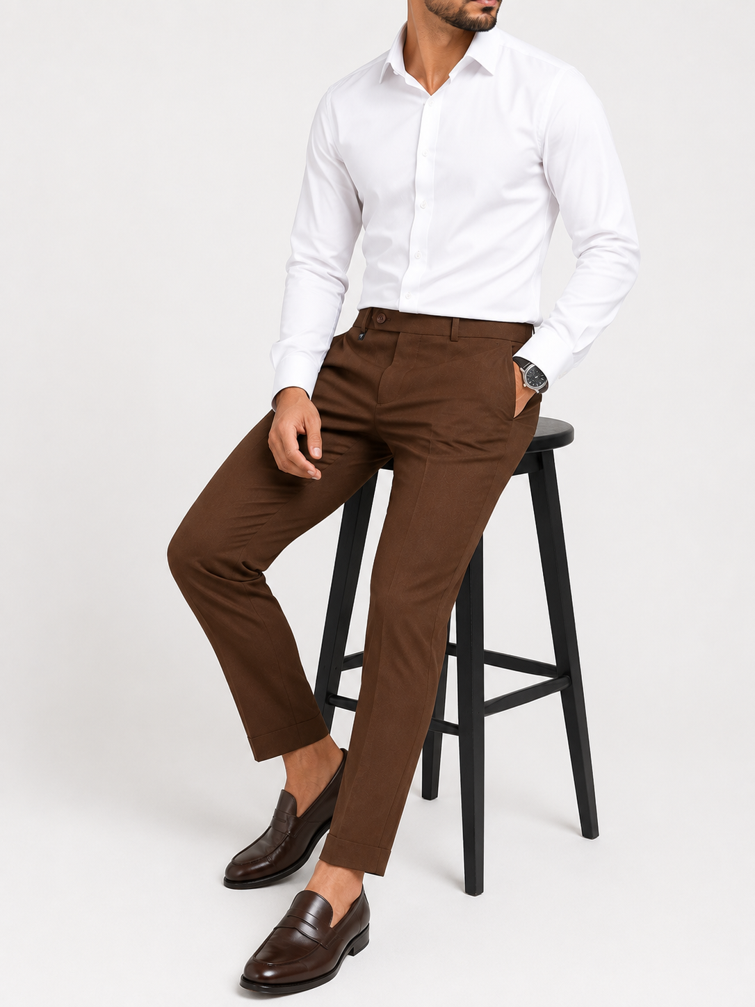 Men’s Premium Brown Armani Formal