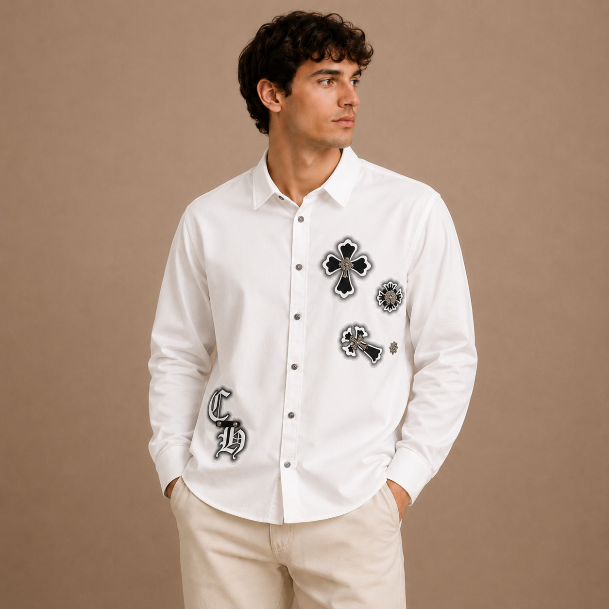 chrome-hearts-gothic-cross-premium-shirt