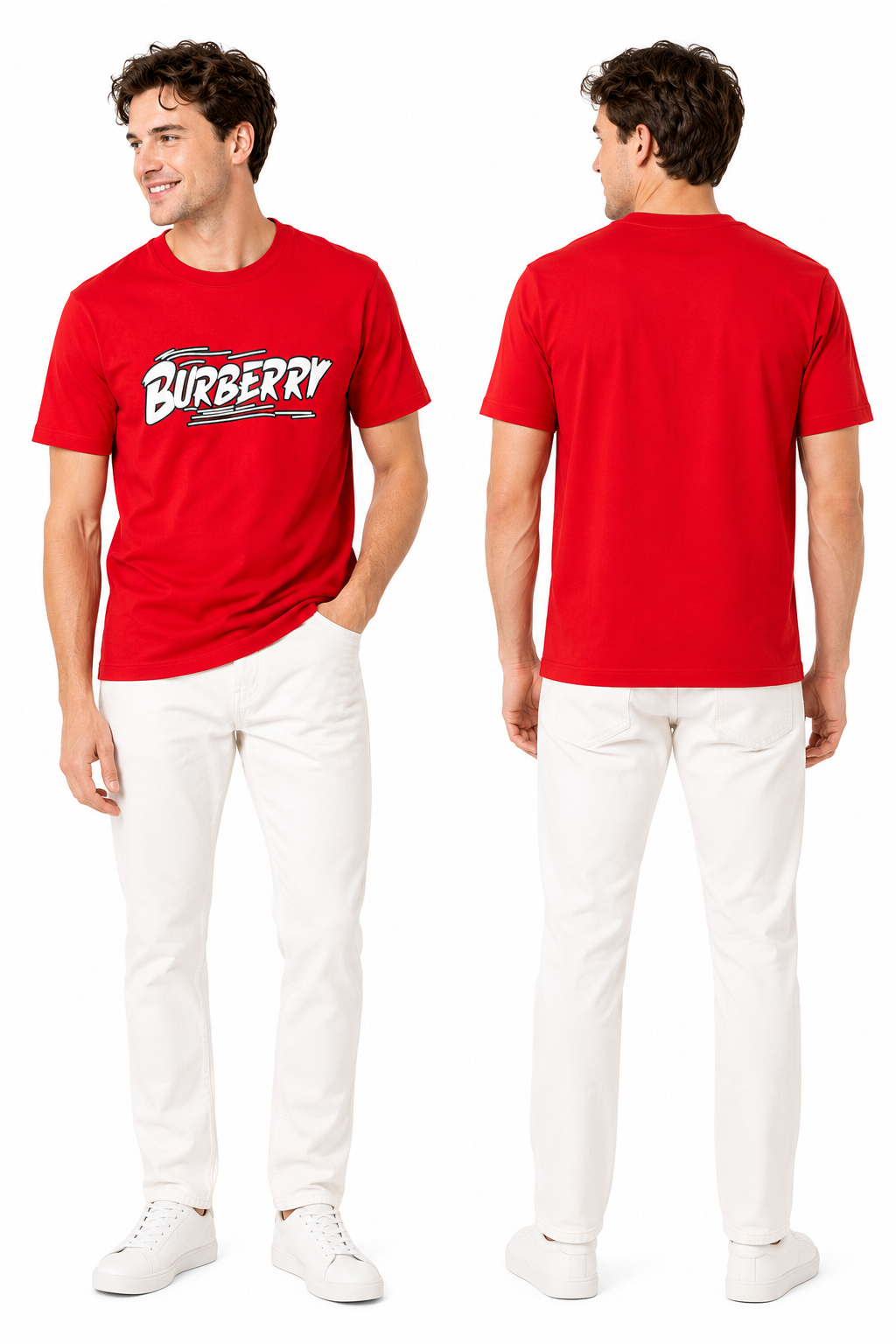 Red Graphic Print T-Shirt