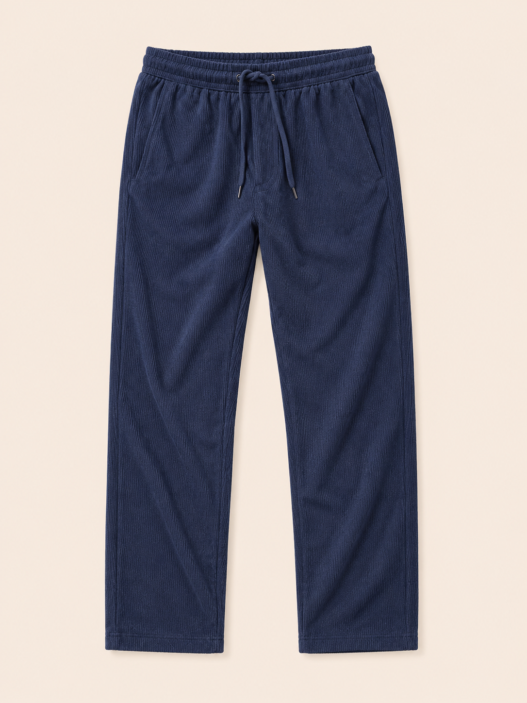 Men’s Navy Blue Corduroy Jogger Pant