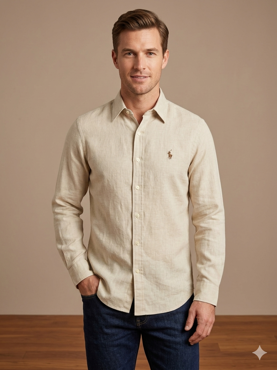 Plain Linen Shirt