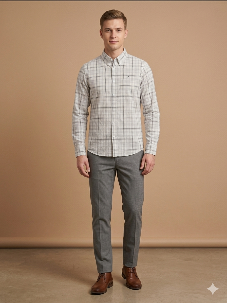 Cotton Checks Shirt